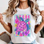 Preppy Bright Turtle DTF Transfer