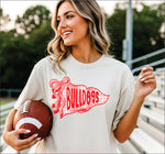 Bulldogs Red Gingham Pendant DTF Transfer