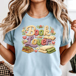 Book Love Faux Yarn Crochet DTF Transfer