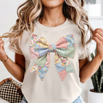 Patchwork Bow DTF Transfer