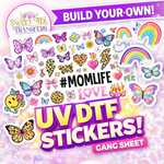 Kixxl Custom UV DTF Gang Sheet 22.5"x12" up to 22.5" x 300"