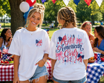 All American Girly 2 part DTF Transfer