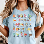 Christian Alphabet DTF Transfer