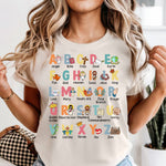 Christian Alphabet DTF Transfer