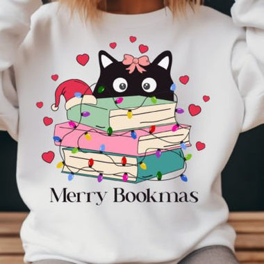 Merry Bookmas DTF Transfer