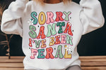 Sorry Santa I've Been Feral DTF Transfer