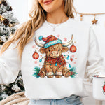 Christmas Highland Cow