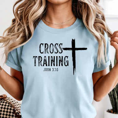 Cross Training Black DTF Transfer