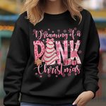 I'm Dreaming of a Pink Christmas DTF Transfer