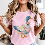 Patchwork Duck DTF Transfer