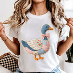 Patchwork Duck DTF Transfer