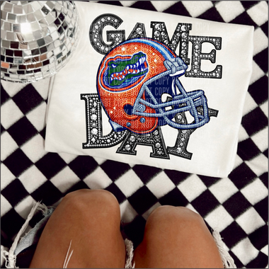 Game Day Rhinestone Florida DTF Transfer