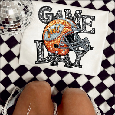 Game Day Rhinestone Tennessee DTF Transfer