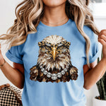 Glam Bald Eagle DTF Transfer