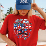 Patriotic Nurse  DTF Transfer