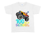 I Crushed 100 Days of School Monster Truck DTF Transfer