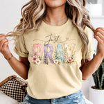 Just Pray Floral DTF Transfer