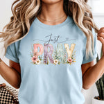 Just Pray Floral DTF Transfer