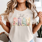 Just Pray Floral DTF Transfer