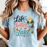 Life is Better at the Lake sunset DTF Transfer