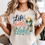 Life is Better at the Lake sunset DTF Transfer