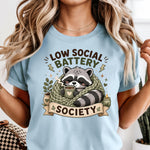 Low Social Battery Society DTF Transfer