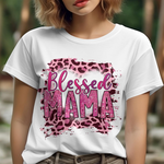 Blessed Mama Leopard DTF Transfer