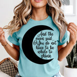 And the Moon said black DTF Transfer