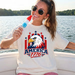 America 1776 with Eagle DTF Transfer
