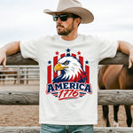 America 1776 with Eagle DTF Transfer