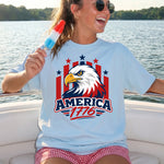 America 1776 with Eagle DTF Transfer