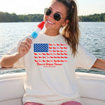 Paws and Stripes Forever Flag DTF Transfer