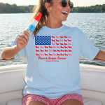Paws and Stripes Forever Flag DTF Transfer