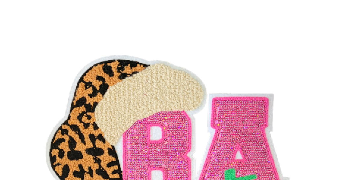 Santa Baby Pink Sequin block letters Chenille Patch – Sweet Tee Transfers