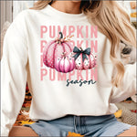 Pretty Polka Dot Pumpkin Season DTF Transfer