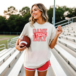 Tigers Red Gingham Game Day DTF Transfer