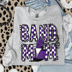Retro Band Mom Purple DTF Transfer