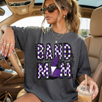 Retro Band Mom Purple DTF Transfer