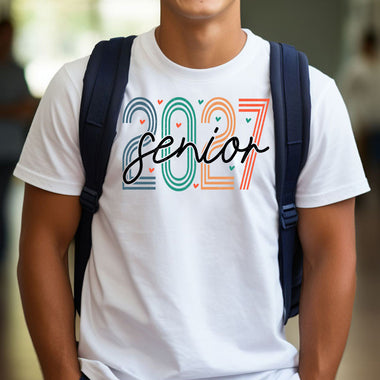 Senior 2027 Retro DTF Transfer