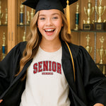 Senior Class of 2027 Distressed Deep red DTF Transfer
