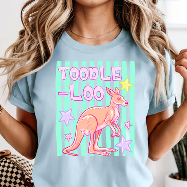 Toodle Loo Kangaroo DTF Transfer