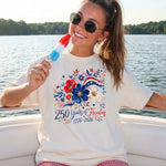 250 Years of freedom with Flowers DTF Transfer