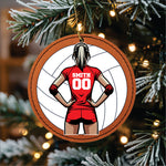 Personalized Volleyball Christmas Ornament