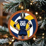 Personalized Volleyball Christmas Ornament