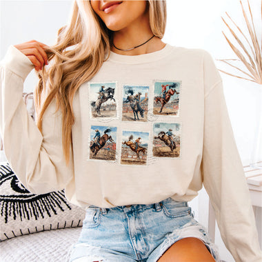 Vintage Cowboy Stamps