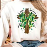 All Things are Possible St Patricks Cross DTF Transfer