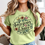 Amazing Grace Floral Circle DTF Transfer