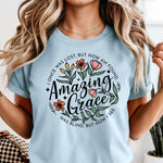 Amazing Grace Floral Circle DTF Transfer