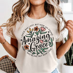 Amazing Grace Floral Circle DTF Transfer