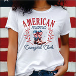 American Mama Cowgirl Club DTF Transfer